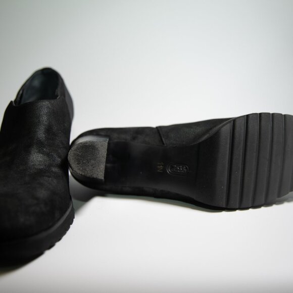 Amalfi metallic black suede US 11 heel - Picture 6 of 13